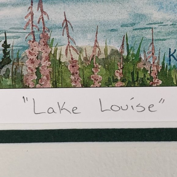 Marilyn Kinsella Accents Marilyn Kinsella Lake Louise Signed Print